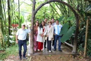 Delegación empresarial de México durante su visita al Tolima